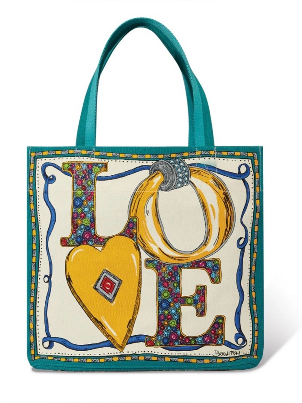💛Brighton Charmed Love Tote Bag -NWT💛 - Picture 9 of 9